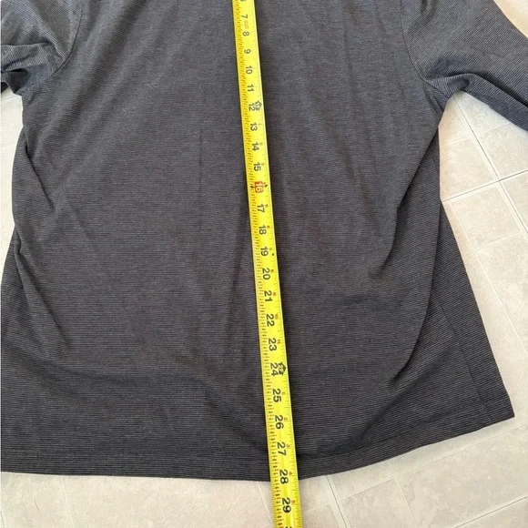 GUESS Charcoal Long Sleeve Henley Shirt - Picture 6 of 9